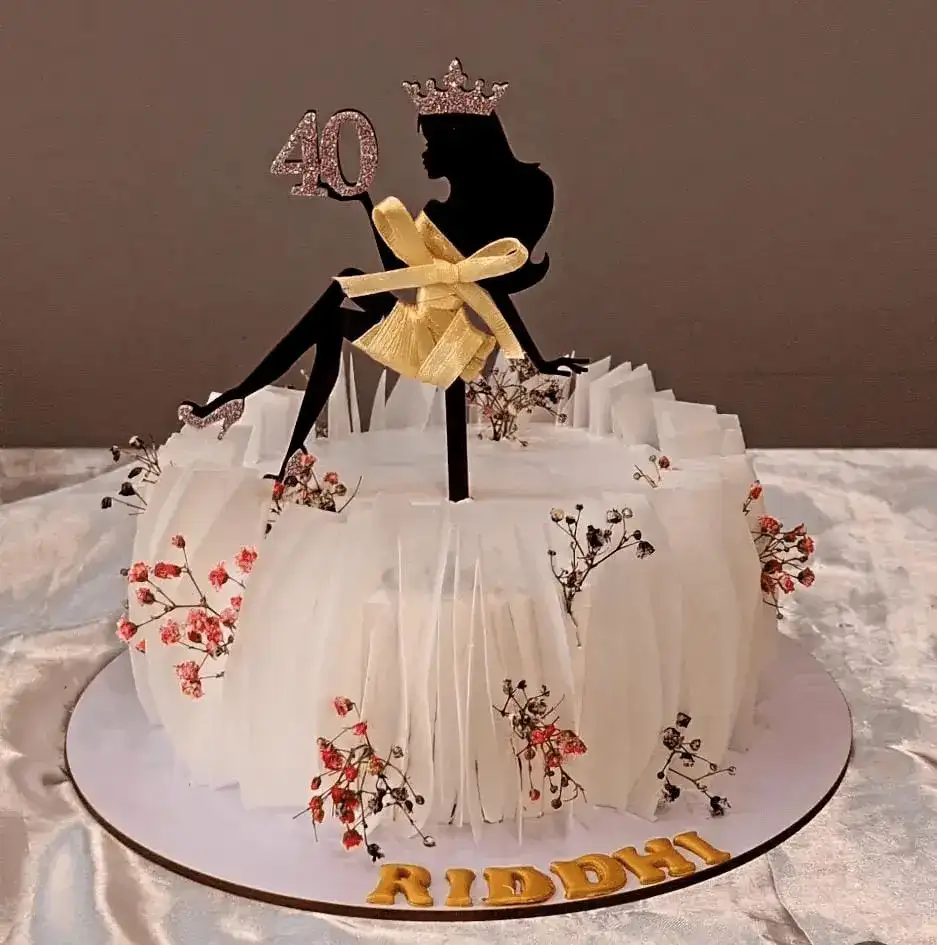 Luxury Silhouette Cake