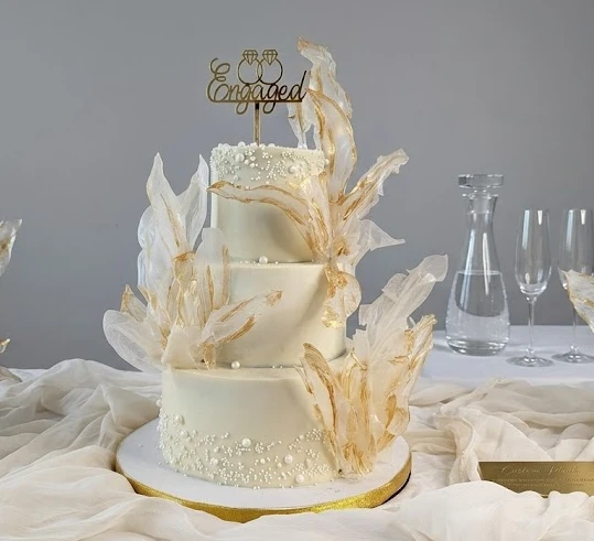 3-Tier Engagement Cake