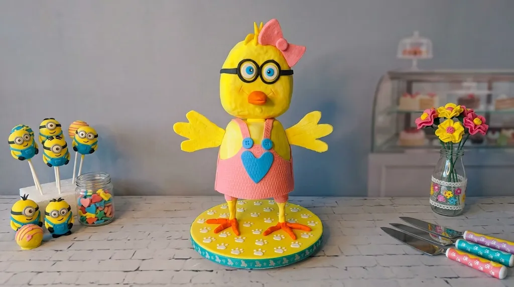 3D Fondant Chick