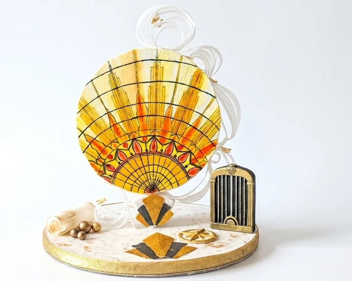 Art Deco Fan Sculpture