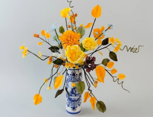 Floral Porcelain Vase