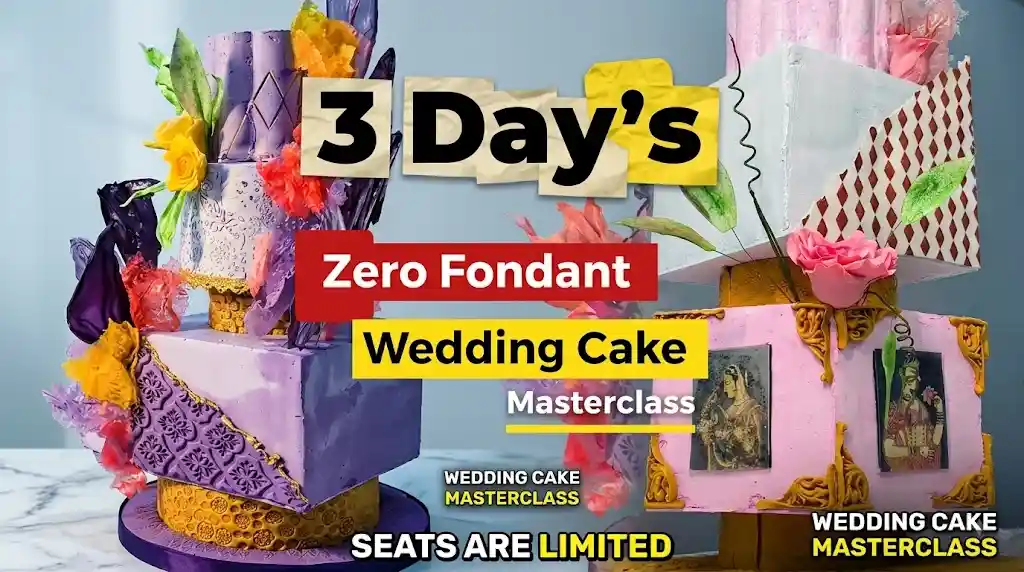 Zero Fondant Cake Masterclass (3-Tier)