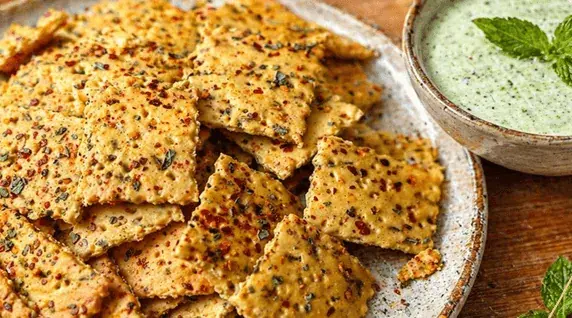 Moong Dal Crackers